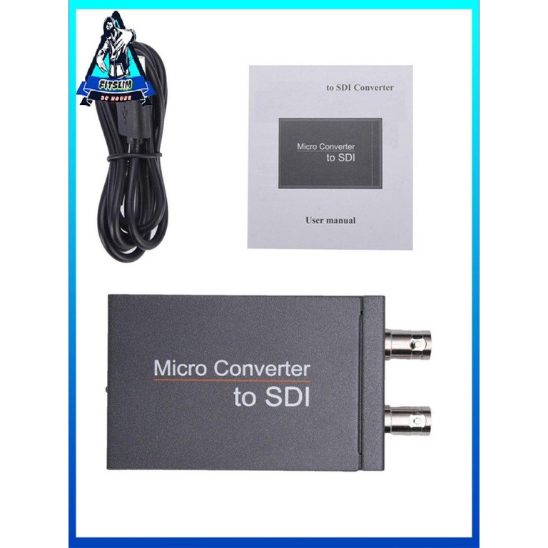 [Fitslim] Micro HDMI-compatiable To SDI Converter With Power 1080p Video Audio Splitter