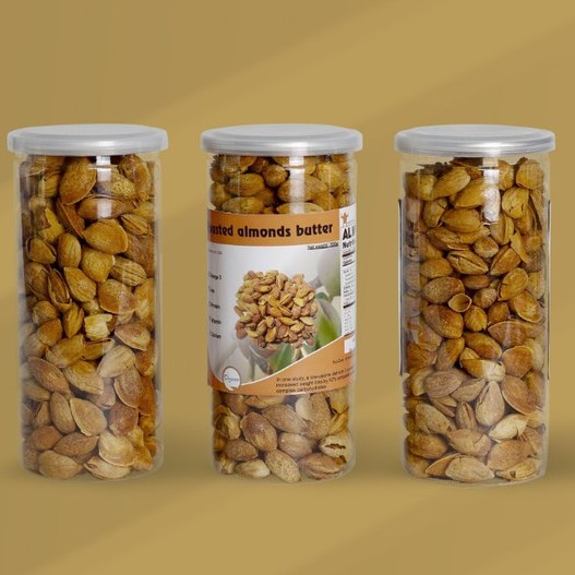 HẠNH NHÂN Rang Bơ ALMONDS Mỹ vỏ mỏng thơm giòn hộp 500g