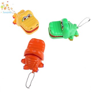 Đồ chơi khám răng cá sấu nhồi bông gắn móc khóa