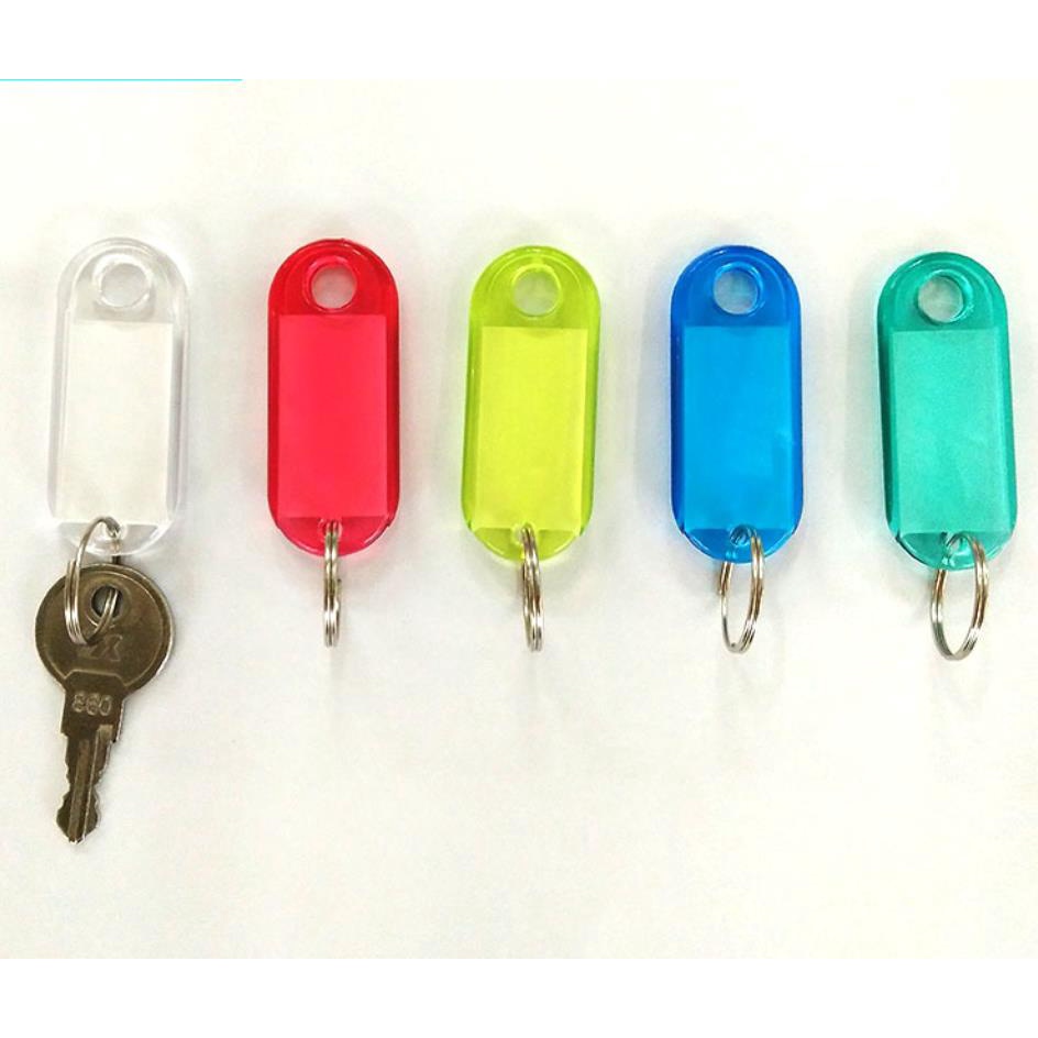 Móc Khóa Gắn Bảng Tên Và Thẻ Đánh Dấu Màu Sắc