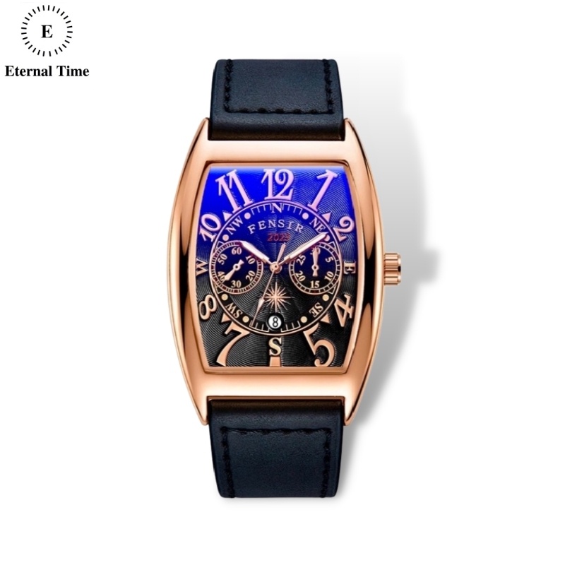 Đồng Hồ Nam Thạch Anh FENSIR DHN007 Cá Tính, Phong Cách Âu Mỹ