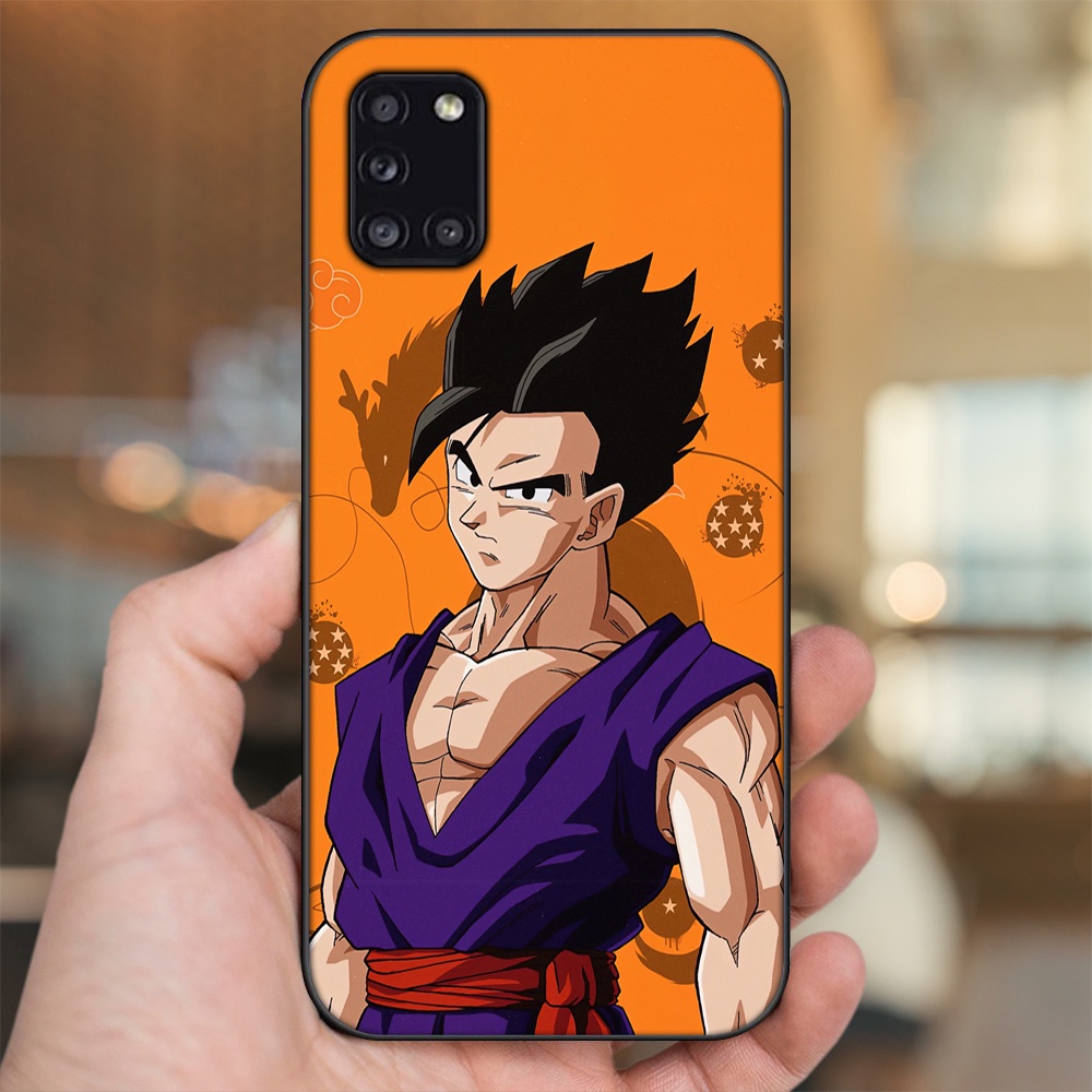 Ốp lưng Samsung A31 viền đen in hình Gohan Dragon Ball