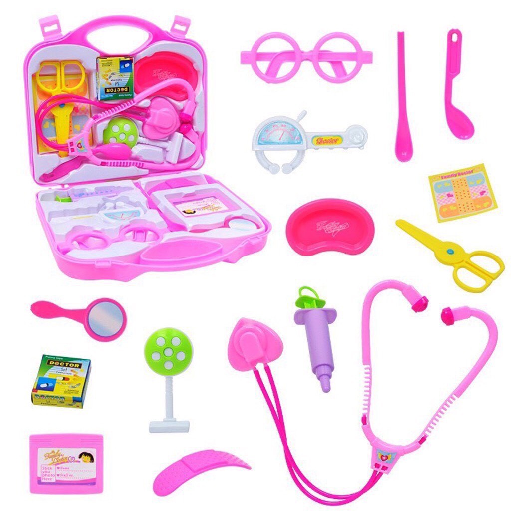 [GIÁ SIÊU RẺ]Bộ đồ chơi vali bác sĩ nhiều chi tiết siêu đáng yêu cho bé