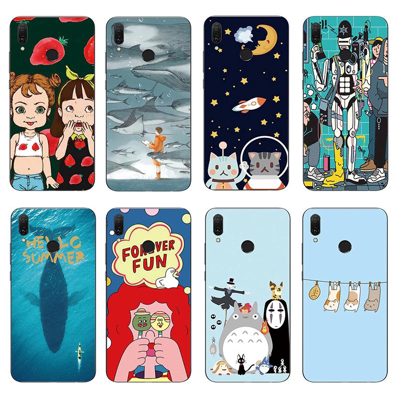 Ốp lưng TPU hình hoạt hình dành cho Huawei Y9 2019 / P30 Pro Lite Nova 4E