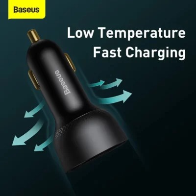 Tẩu sạc ô tô Baseus Supreme Digital Display PPS Dual Fast Charger Car sạc nhanh dùng cho ô tô