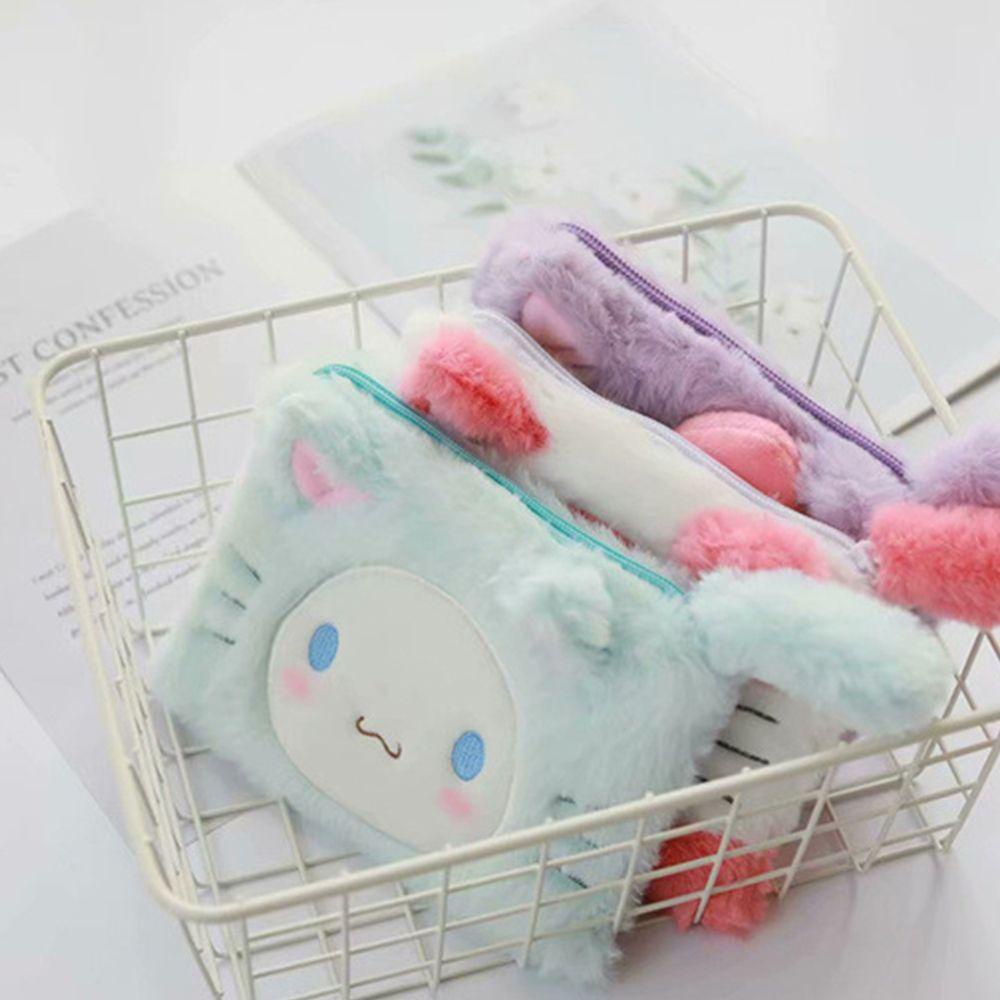 Túi Đựng Đồ Trang Điểm / Khăn Ăn Họa Tiết Mèo Kitty Dễ Thương