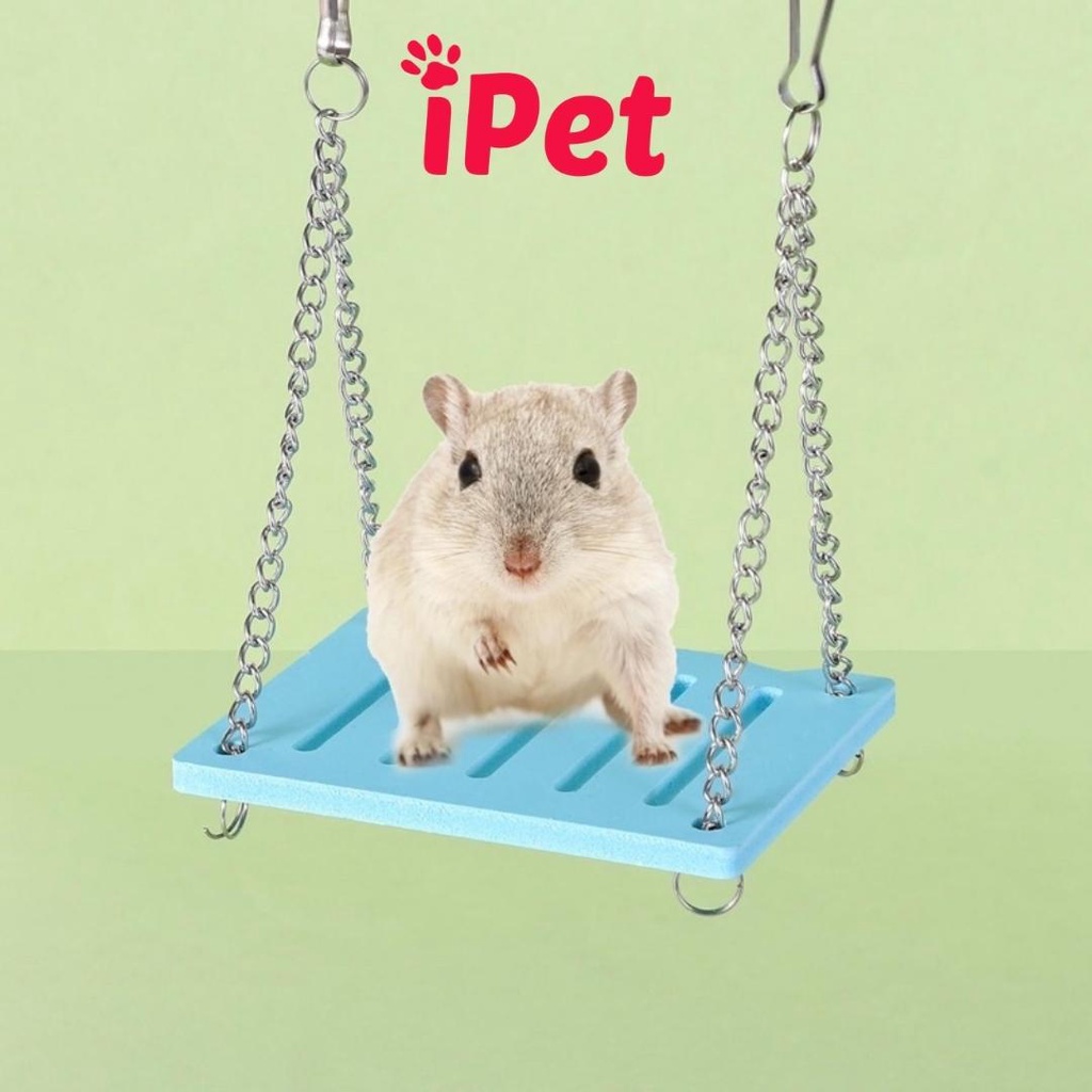 Xích Đu Gỗ Đồ Chơi Cho Chuột Hamster - iPet Shop
