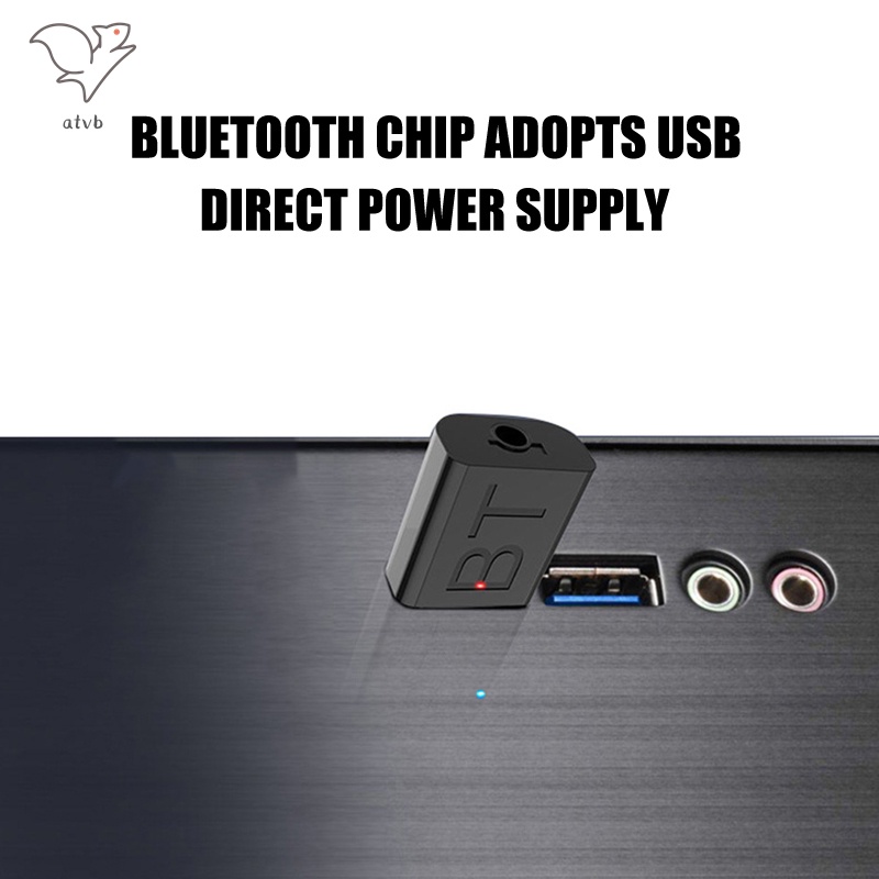Bộ Chuyển Đổi USB Bluetooth 5.0 Thu Phát Không Dây Cho Tai Nghe PC Tai Nghe Không Dây USB Bluetooth 5.0