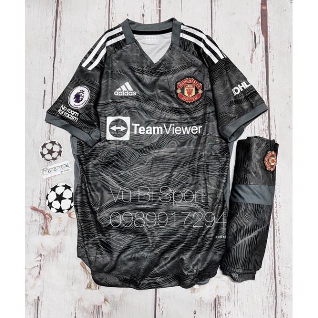 Set Bộ quần áo bóng đá vải thái mịn clb manchester mu màu ghi xám 2021 2022 !
