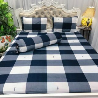 Bộ Drap Thun Hàn Quốc mát lạnh 4 món (Inbox nhiều mẫu lựa chọn)