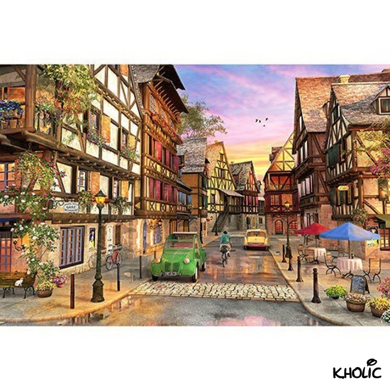 Paris, jigsaw puzzle, 300/500/1000 pieces ghép hình bằng gỗ, đồ chơi