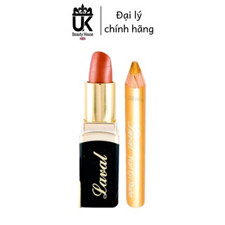 COMBO SON MÔI MÀU CAM ĐẤT + NHŨ KẺ MẮT LAVAL
