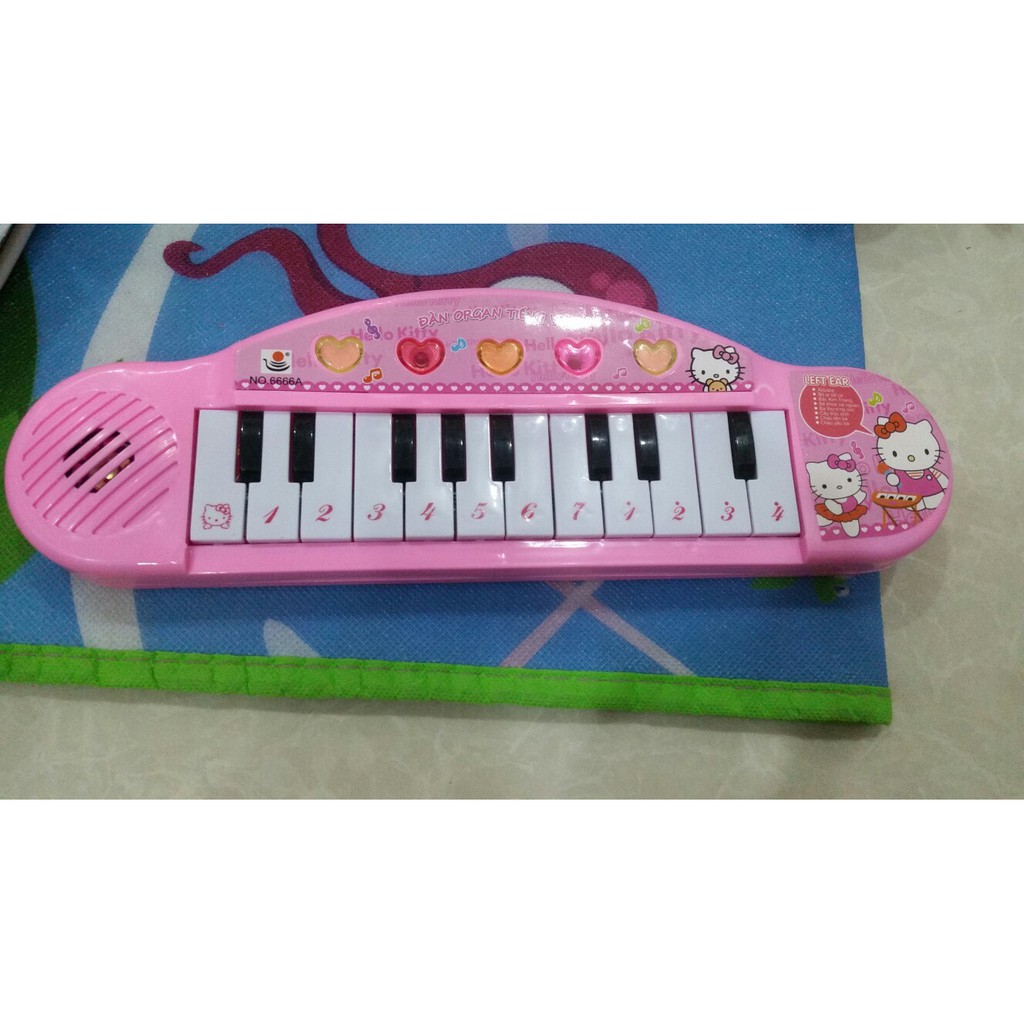 Đồ Chơi Đàn Organ Cho Bé Size 32cm x 10cm Tặng Kèm Pin (2 màu)