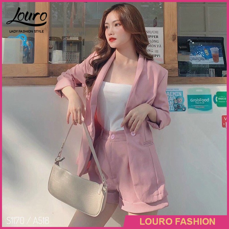 Set bộ blazer nữ 3 chi tiết💟FREESHIP💟set  vest nữ gồm gồm Áo vest blazer+áo thun+quần short, vest công sở -L037 | WebRaoVat - webraovat.net.vn