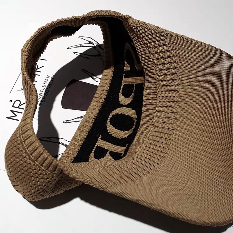 Mũ lưỡi trai hở chóp hoạ tiết chữ , phụ kiện thời trang nữ hàn quốc