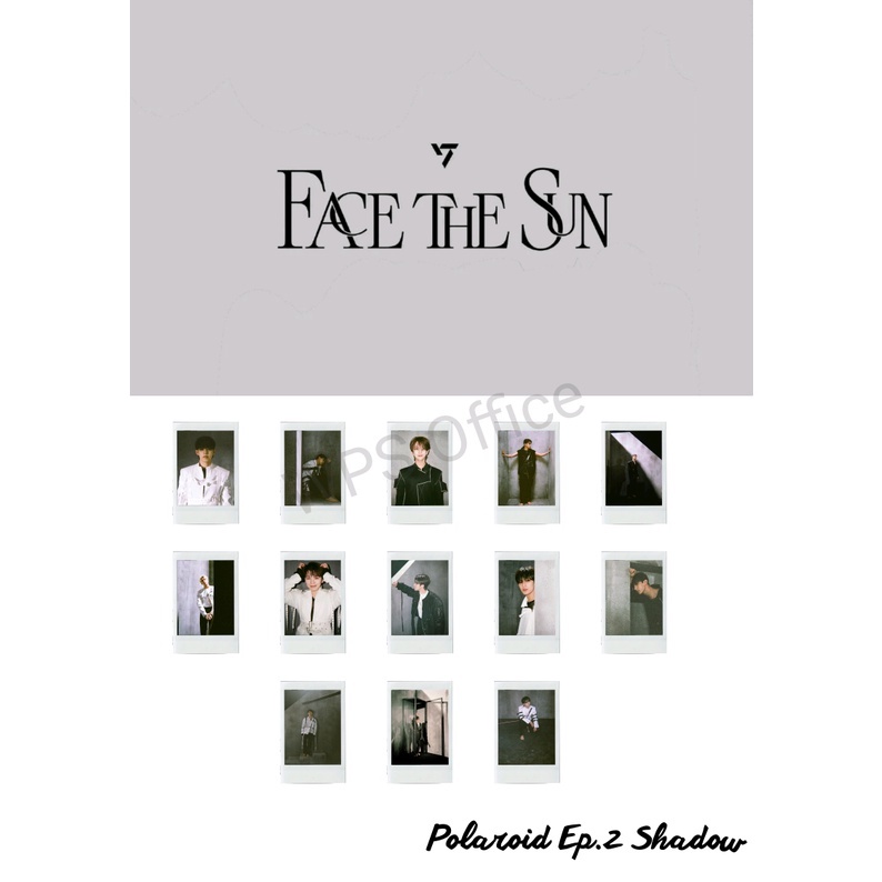 Set polaroid card của SEVENTEEN Fullalbum "Face the Sun"