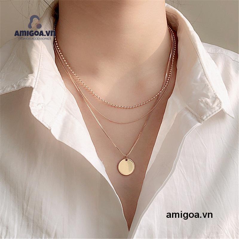 ✨✨Vòng cổ Nhiều Lớp Thiết Kế Đơn Giản Xinh Xắn