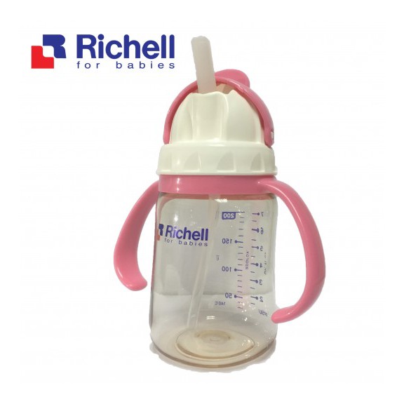 BÌNH ỐNG HÚT PPSU RICHELL 200ml/ 260ml/ 320ml