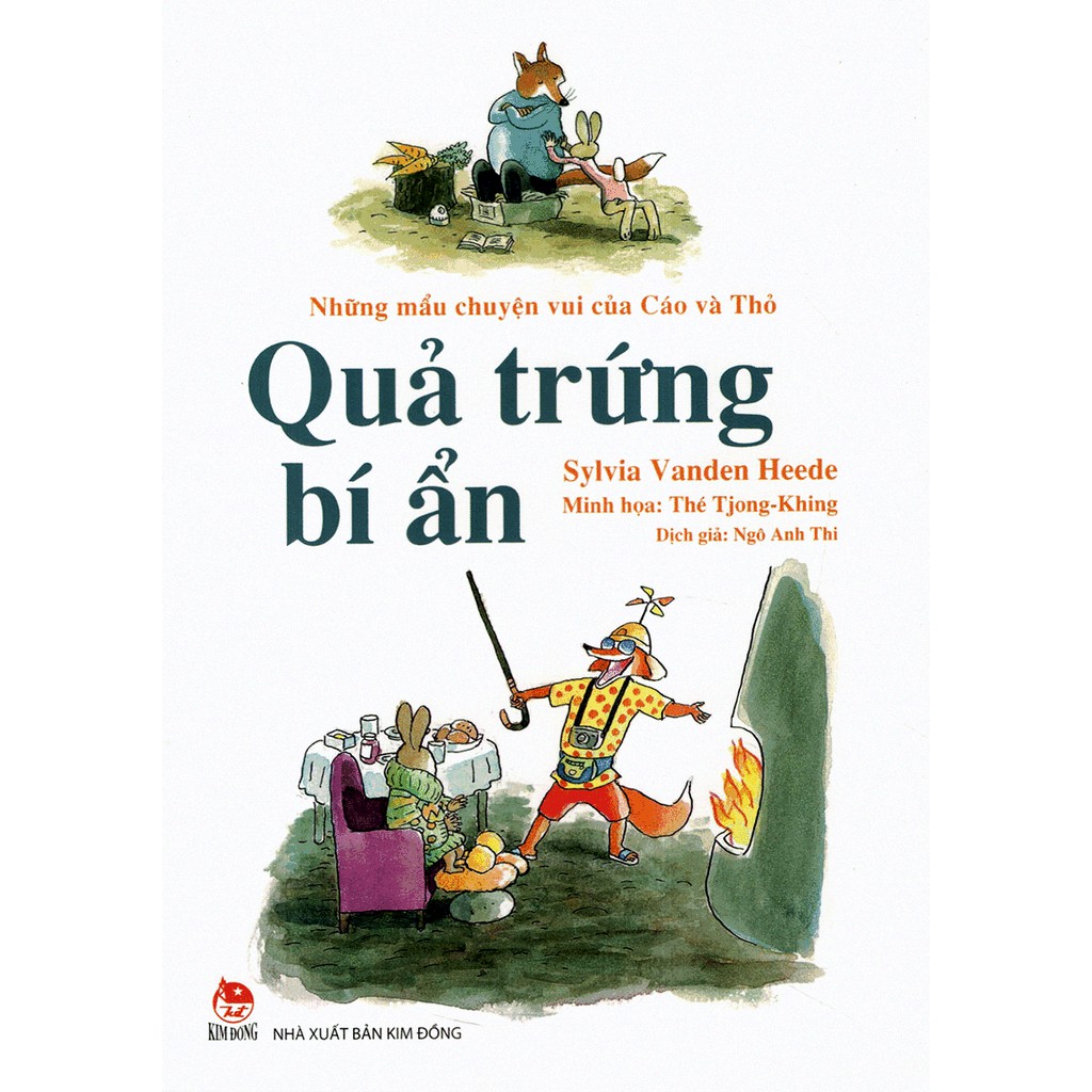 Sách - Những Mẩu Chuyện Vui Của Cáo Và Thỏ - Quả Trứng Bí Ẩn