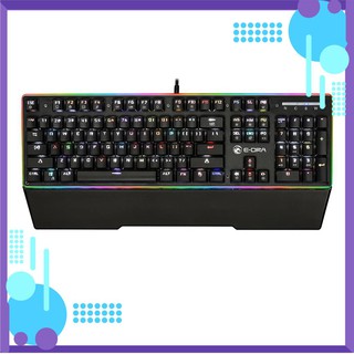 [Tặng mã 50k] Bàn phím cơ Edra EK308 Led RGB - Kê tay - Blue switch - Led viền - Chống nước - BH 24 tháng [Xả kho]