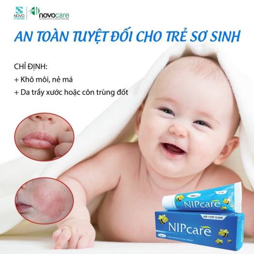 Nipcare - Kem ngừa nứt núm vú (đầu ti) tuýp 15g