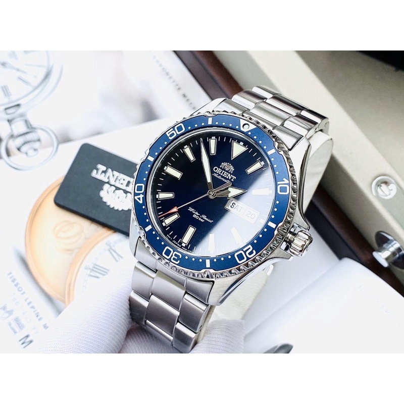 Đồng hồ nam Nhật bản Orient MAKO III BLUE RA-AA0002L19B