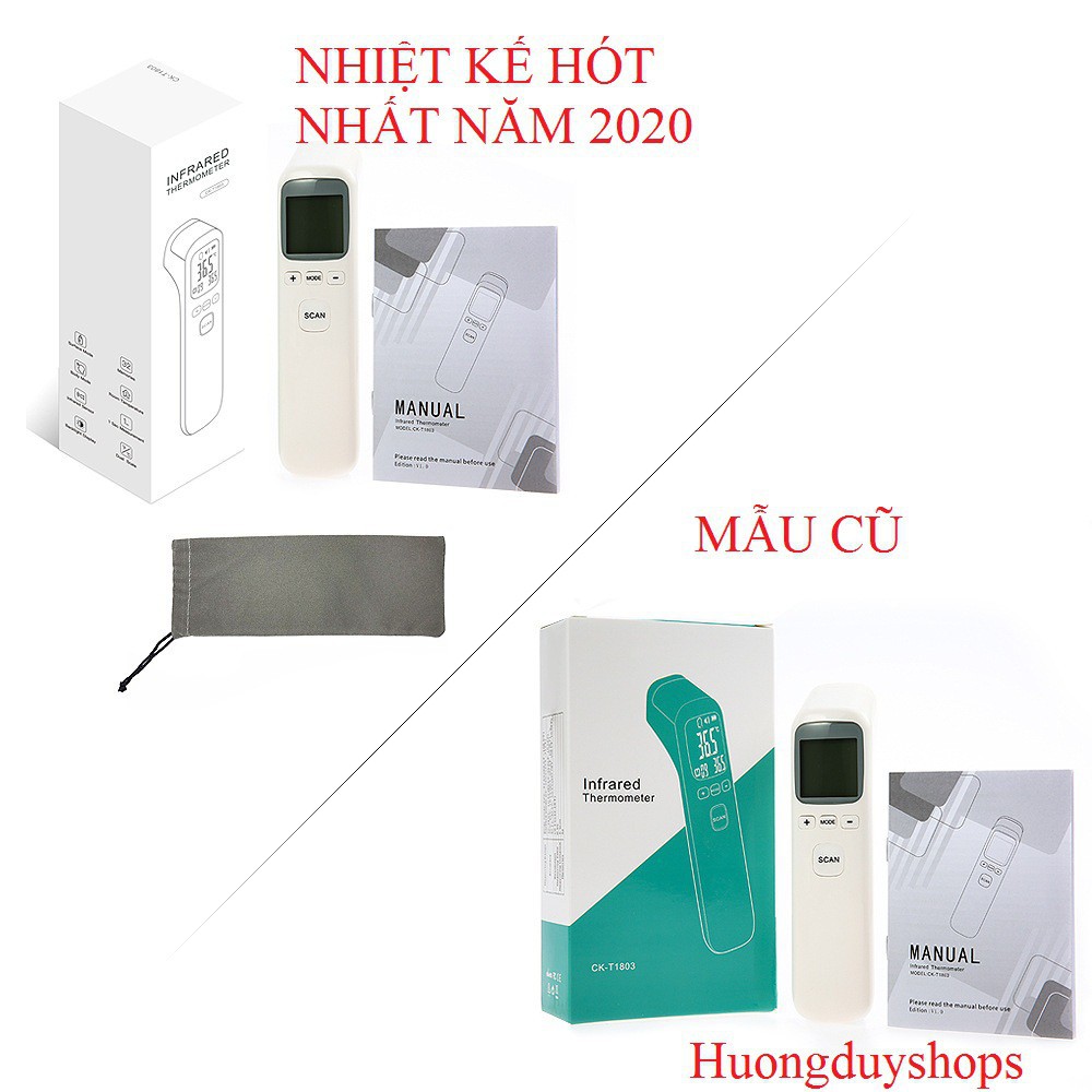 Nhiệt Kế Hồng Ngoại INFRARED [LỖI 1 ĐỔI 1] Đo Trán ,Đo Tai Cực Nhạy,Chính Xác_HÀNG CÓ SẴN. TẶNG KÈM TÚI