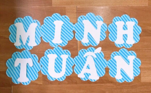 Dây Chữ Ghép Tên Trang Trí Sinh Nhật