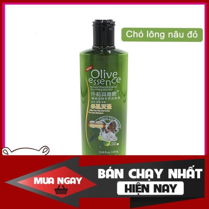 Sữa Tắm Olive Essence Cho Chó Mèo 450ml Giá Rẻ