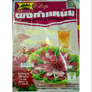 Bán sỉ Gia vị làm nem chua Thái Lan thùng 120 gói