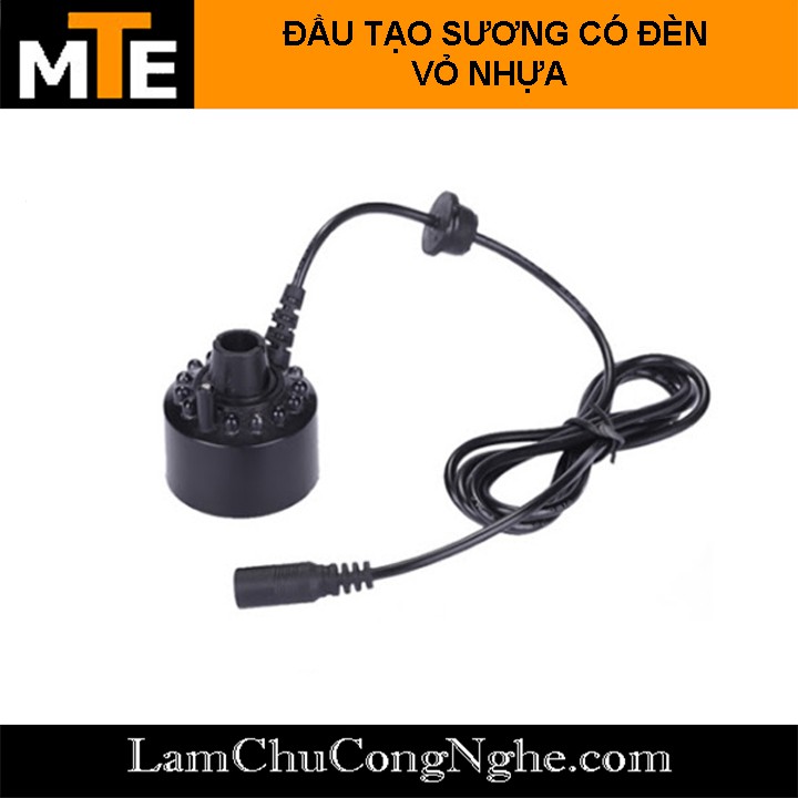 Động cơ phun sương siêu âm 550ml/h vỏ nhựa có đèn LED