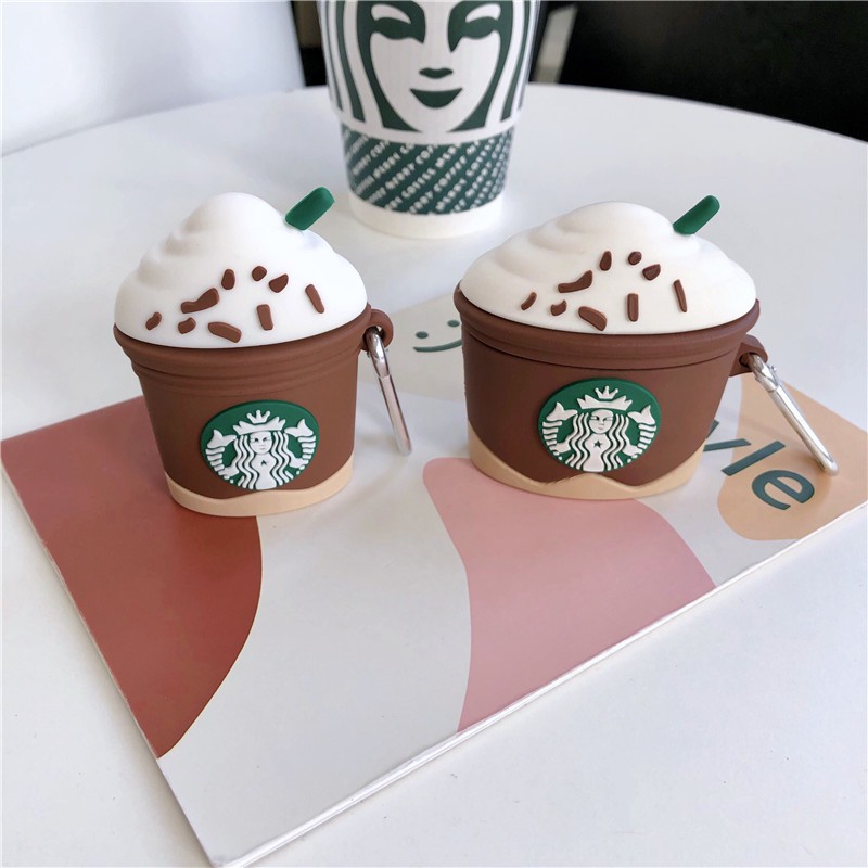 🧁 Bao airpod 🧁 vỏ airpod cà phê st⭐️rbucks cho airpod 1/2/pro