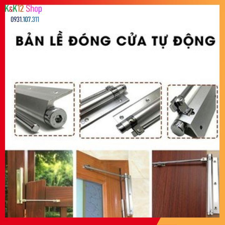 [ Siêu rẻ] Bản Lề Giảm Chấn  Hợp Kim Kẽm, Tay Đẩy Cửa Thông Minh Siêu Bền Tiện Dụng Cho Gia Đình / Văn Phòng/ Khách Sạn