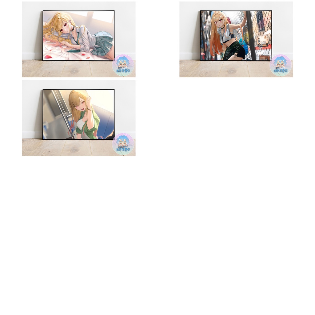 TRANH POSTER A3 DÁN TƯỜNG KITAGAWA MARIN (11) ANIME MANGA SONO BISQUE DOLL WA KOI WO SURU - 2D TỘC SHOP