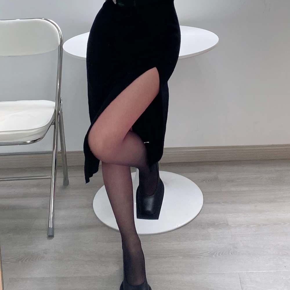 Forbetter Vớ Body Siêu Mỏng Màu Sắc Tương Phản Quyến Rũ