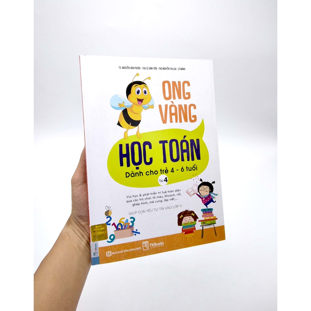 Sách Ong Vàng Học Toán Dành Cho Trẻ 4-6 Tuổi - Tập 4