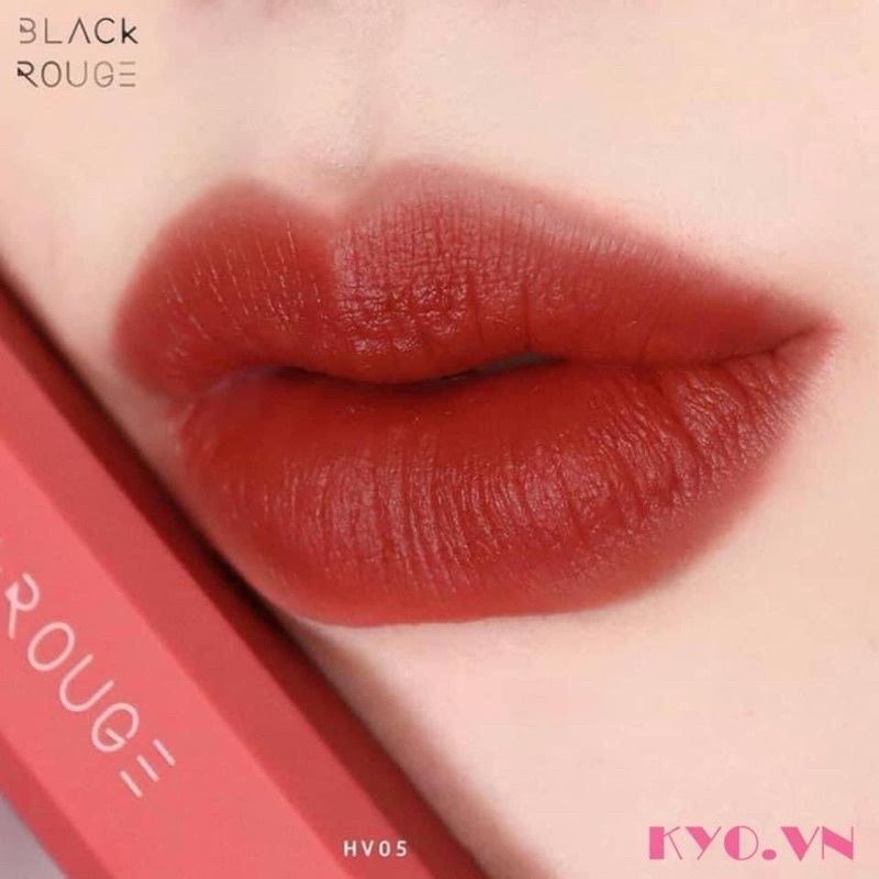 Son kem lì Black Rouge Half N Half HV05 đỏ gạch đậm