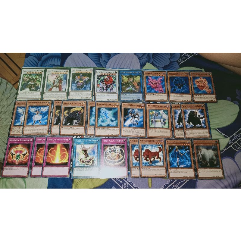 Tên thẻ bài yugioh: Set 3 Vị thần Bắc Âu và Set Nordic