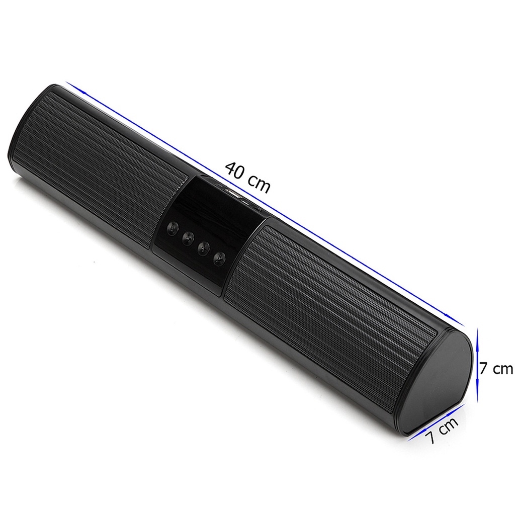 Loa bluetooth Speaker A2, loa không dây thiết kế loa kép, hỗ trợ USSB và thẻ nhớ,đài FM,BT,AUX 3.5 âm bass mạnh