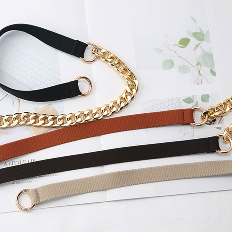 Thắt Lưng Có Thể Tháo Rời Màu Sắc Tương Phản Phong Cách Cổ Điển Cho Nữ