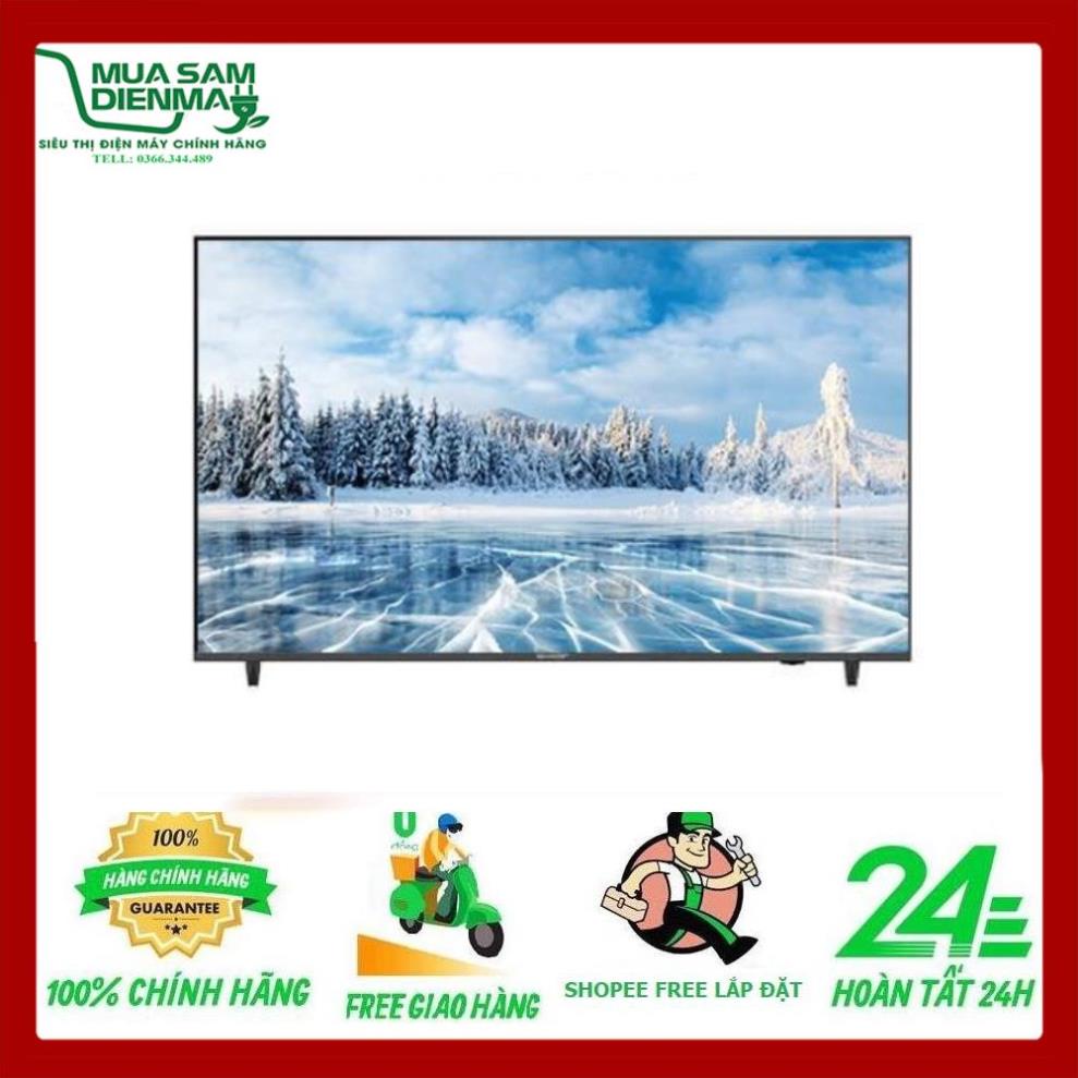 Smart Android Tivi Sharp 4K 65 inch 4T-C65DJ3X Điều khiển Thông Minh bằng giọng nói --Chỉ giao tại HN--