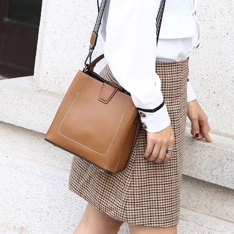 Samdo: Balo kiêm túi xách nữ da thật cao cấp  - Chính hãng Huada - 2 loại dây đeo, công sở đi làm, đi chơi HAD184