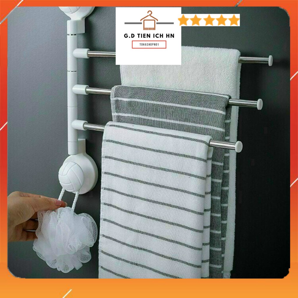 Giá treo khăn tắm dọc có 3 thanh
