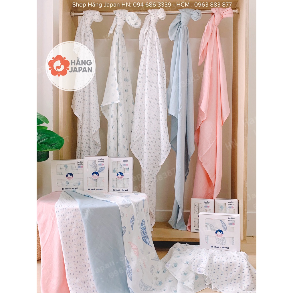 Khăn sữa,quấn, tắm sợi tre cho bé sơ sinh Lovingbaby phân loại ngẫu nhiên