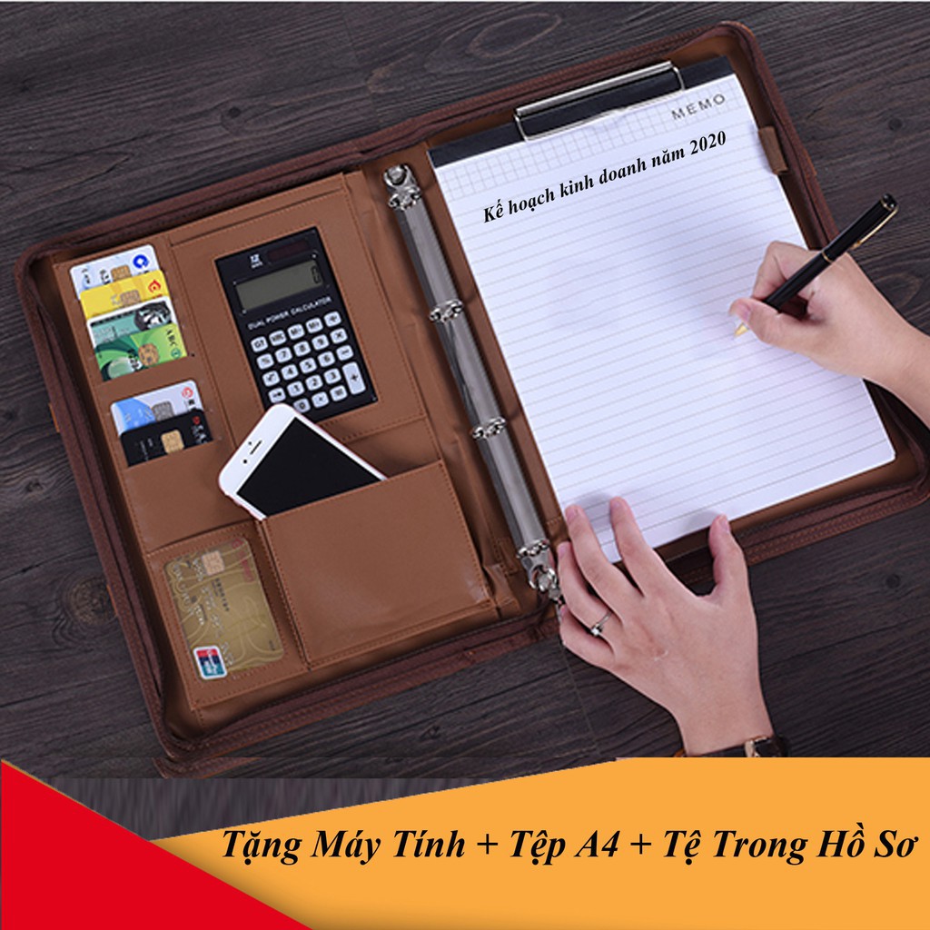 túi máy tính xách tay cho nữ Cặp Đựng Tài Liệu Hồ Sơ Ipad giấy A4 Đa Năng Nhiều Ngăn ( Tặng Máy tính + tệp A4 + Túi hồ s | BigBuy360 - bigbuy360.vn