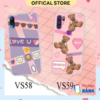 Ốp lưng DẺO TRONG IN HINH VSmart bee3- vsmart bee -star  dẻo trong in hình dễ thương  <3
