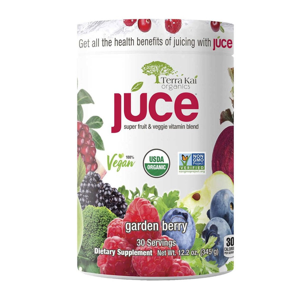 Bột trái cây và rau củ quả Terra Kai Organics Juce Garden Berry 345g