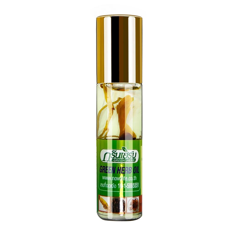 Dầu sâm thái lan Green Herb 8ml dạng lăn BAHOBASA- Chính Hãng