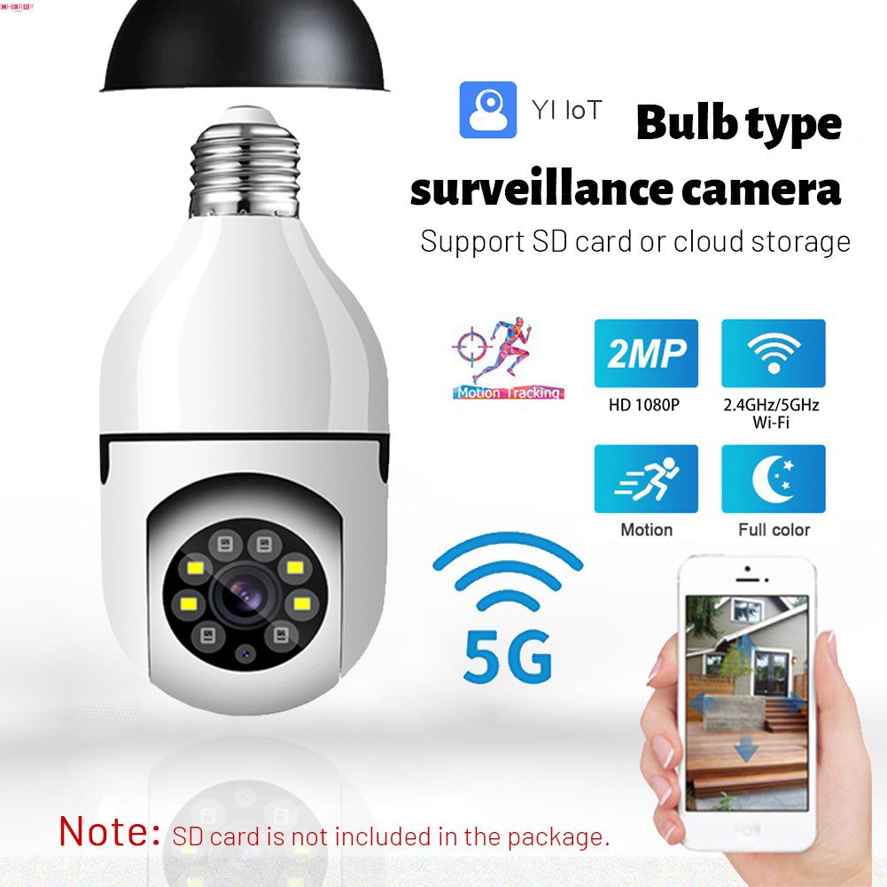 1080p 360° Camera An Ninh Tự Động Quay Toàn Cảnh Không Dây JXLCAM Wifi PTZ IP Hai Chiều Nói Chuyện + Cảm Biến Chuyển Động Chống Nước