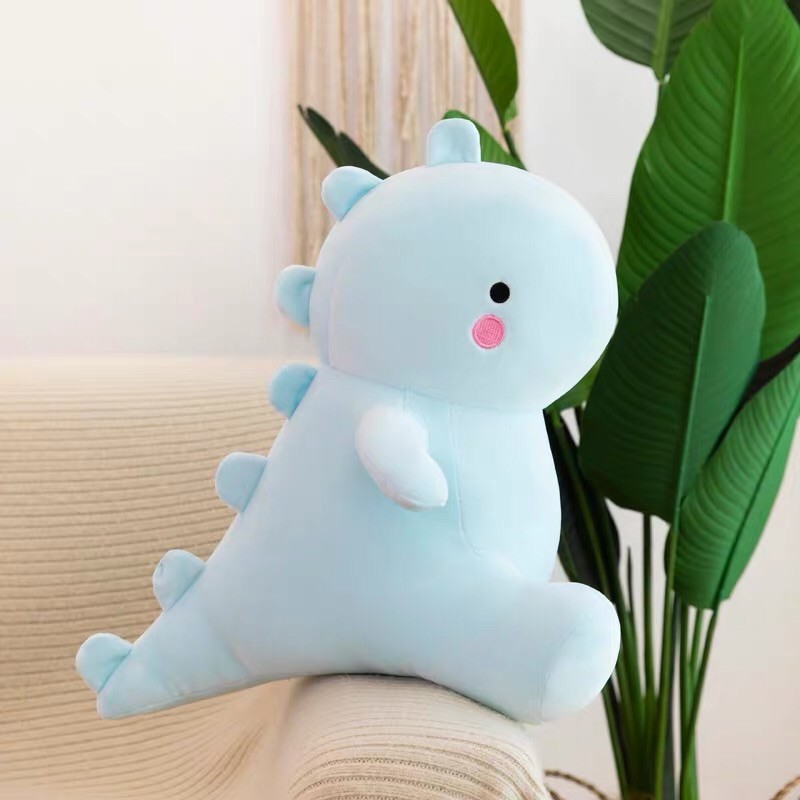 Gấu Bông Khủng Long Giá Rẻ Nhất - Khủng Long Nhồi Bông Béo Mập 45cm Mềm Mịn Cute - Bông Gòn 100% Cao Cấp An Toàn Cho Bé